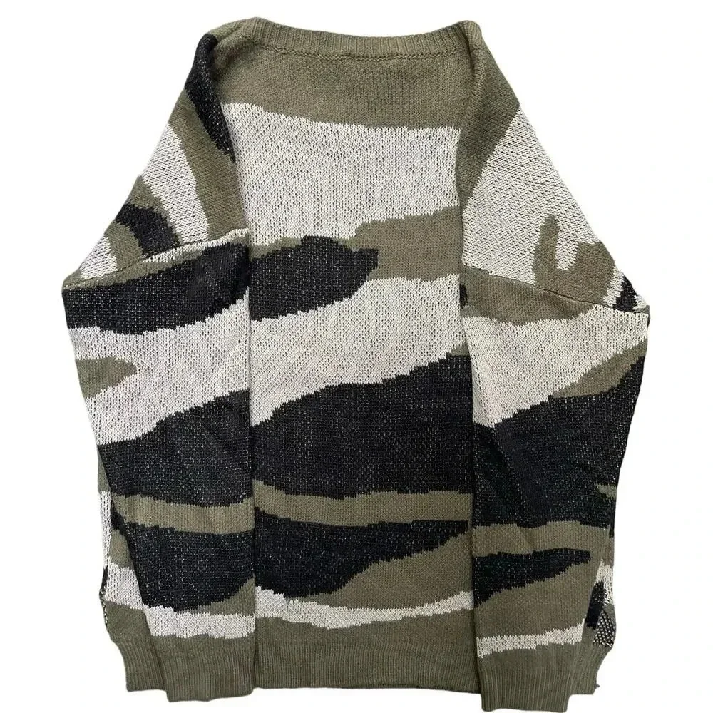 Hayden LA camo knit sweater size small - Picture 3 of 5